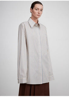 Long shirt with high - end drapey temperament top for women - variant_title