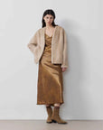 Louvre II Imported Simple Whole Mink Short Coat - variant_title