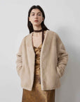 Louvre II Imported Simple Whole Mink Short Coat - variant_title