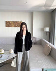 Louvre II Imported Simple Whole Mink Short Coat - variant_title