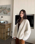 Louvre II Imported Simple Whole Mink Short Coat - variant_title