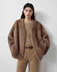 Louvre Mink V - Neck Jacket - variant_title