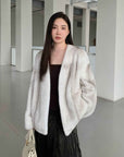 Louvre Mink V - Neck Jacket - variant_title