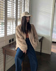 Louvre Mink V - Neck Jacket - variant_title