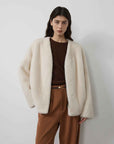 Louvre Mink V - Neck Jacket - variant_title