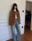 "Magic Dream" Retro Modern Washed Chicken Claw Wrinkled Jeans Women's Spacious Straight Wide Leg Pants - variant_title