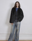 "Magic Dream" Retro Modern Washed Chicken Claw Wrinkled Jeans Women's Spacious Straight Wide Leg Pants - variant_title