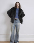 "Magic Dream" Retro Modern Washed Chicken Claw Wrinkled Jeans Women's Spacious Straight Wide Leg Pants - variant_title