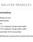 Magic World hooded wool cashmere blend cape coat product image 08