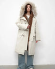 Fireladyfur Manchester City Old Stories II off-white parka hood styling