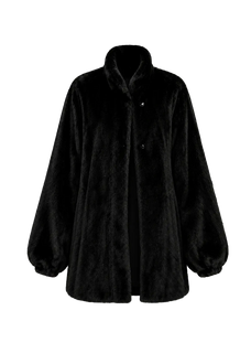 Meteor Variations Blackglama black mink coat, transparent product view