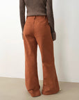 "Mid - Autumn Afternoon" Haute couture retro versatile straight - leg slightly flared wide - leg casual pants - variant_title