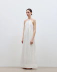 "Minimalist Rule" halter neck hollow design dress women's summer long dress - variant_title