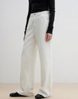 "Mint Flavor" High Waist Wide Leg Loose Washed Jeans Women - variant_title