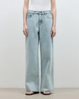 "Mint Flavor" High Waist Wide Leg Loose Washed Jeans Women - variant_title