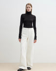 "Mint Flavor" High Waist Wide Leg Loose Washed Jeans Women - variant_title