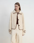 "Modern Milk Cafe" imported Hill fur merino sheepskin fur jacket - variant_title