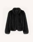Monet's Garden Black SagaFurs fox fur coat product view