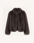 Monet's Garden Reddish Brown SagaFurs fox fur coat product view