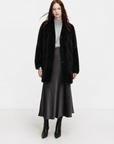 Moon Serenade hand-woven mink mid-length coat product image 06