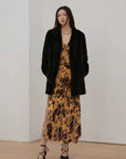 "Moon Serenade" High - luxury imported velvet mink woven fur coat mid - length mink coat (handmade) - variant_title