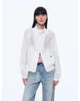 "Moonlight Whisper" lightweight outdoor half - stand collar raglan sleeve jacket - variant_title