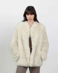 Fireladyfur Women's Tuscan Sheepskin Coat“Morning Mist Fairy” - variant_title