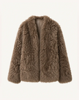 Fireladyfur Women's Tuscan Sheepskin Coat“Morning Mist Fairy” product image 15