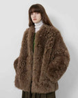 Fireladyfur Women's Tuscan Sheepskin Coat“Morning Mist Fairy” - variant_title