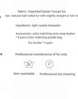 Fireladyfur Women's Tuscan Sheepskin Coat“Morning Mist Fairy” - variant_title