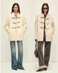 Moro Garden white and coconut milk ash water ripple sheepskin coat comparison