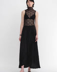 Mulberry silk custom pleated irregular hem skirt for women - variant_title
