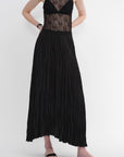 Mulberry silk custom pleated irregular hem skirt for women - variant_title