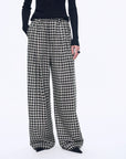 National Style Tencel Acetate Jacquard/Drape Linen Plaid Retro Casual Pants Spring"Plaid Accent" - variant_title