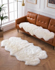 Natural New Zealand Sheepskin Rug 2x6 | Double Pelt | Thick Plush | Undyed & Formaldehyde - Free | Baby - Safe - variant_title