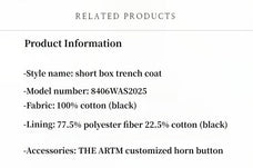 "Night Messenger" anti - wrinkle waterproof large lapel short straight box windbreaker for women - variant_title