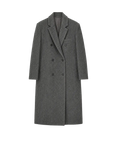 Opium Nights double-breasted straight-shoulder blazer coat product image 01
