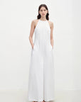 "Piano Music" halterneck waist - cinching cocoon dress - variant_title