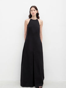 "Piano Music" halterneck waist - cinching cocoon dress - variant_title