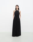 "Piano Music" halterneck waist - cinching cocoon dress - variant_title
