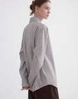 Plaid shirt commuting inner top high - end long - sleeved "Independence Song" - variant_title