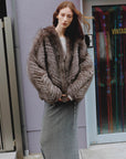 "Polar Night Star" imported sagafurs fox fur coat whole fox fur coat - variant_title