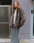 "Polar Night Star" imported sagafurs fox fur coat whole fox fur coat - variant_title