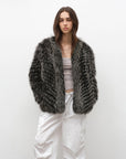 "Polar Night Star" imported sagafurs fox fur coat whole fox fur coat - variant_title