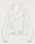 Practical personality linen draped trapezoidal jacket"Modern Past" - variant_title