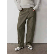 "Primal Instinct" retro distressed wasteland style washed silhouette loose scimitar jeans for autumn - variant_title