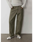 "Primal Instinct" retro distressed wasteland style washed silhouette loose scimitar jeans for autumn - variant_title