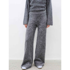Purple Women's Sweater 2 Piece Outfit Cashmere jumper Comfortable Loose - Fit Crewneck Top Wide Leg Pants Fall Lounge Set Trendy Cozy Clothes "Half - Ripe Winter" - variant_title