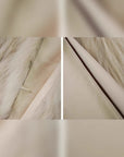 Reed Flower fox fur coat hook closure and lining detail