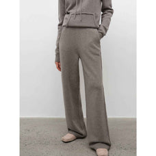 "Relaxed Encounter" Stylish Casual Sports Wool Knit Hoodie and Straight - Leg Leisure Pants Set - variant_title